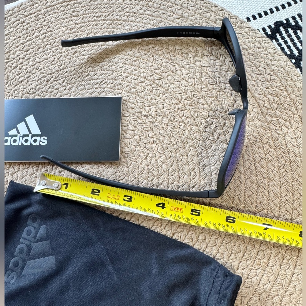 NWT Adidas Sport Sunglasses with blue mirrored lenses - Picture 7 of 7